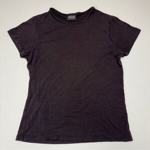 New York & Company Black Stretch Tee